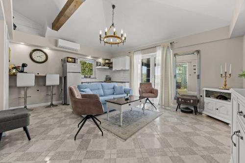 Közös társalgó / TV, Villa Krasna Kuca for 5 people near Labin - Rabac with private heated pool in Breg