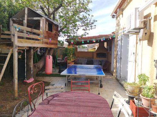 Iekārtas, Belle maison familiale avec piscine, city stade, et nombreuses activités (Belle maison familiale avec piscine, city stade, et nombreuses activites) in Cournonterral