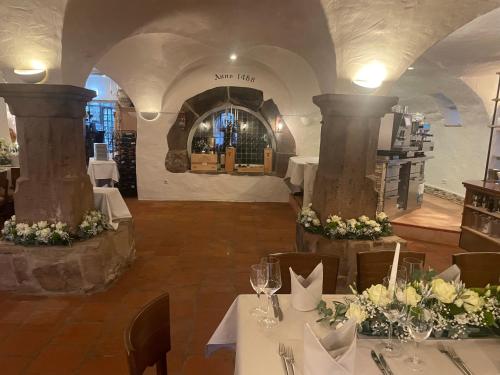 宴會廳, Hotel Restaurant Altes Badhaus in 埃伯巴赫