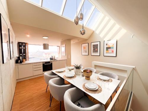 Penthouse Deluxe I Dachterrasse I Parkplatz, Drážďany (fotografie 7)
