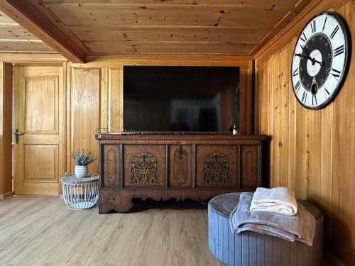 Koplietošanas atpūtas telpa ar TV, Chalet-Simmi in Wimmis