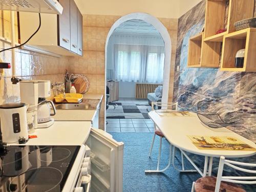 Kitchen, Conny apartman in Tiszavasvári
