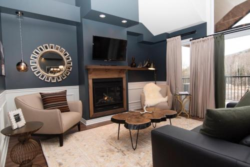 Luxurious mountainside condo - Ski-Waterslide - Domaine Nymark in เซนต์-ซอเวียร์ (QC)