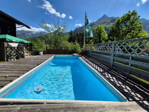 bazen, Ferienlounge Bluntausee in Steghof