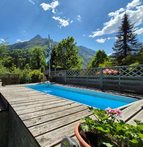 bazen, Ferienlounge Bluntausee in Steghof