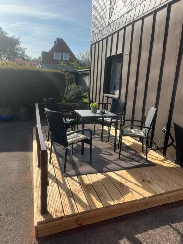 Balcony/terrace, FeWo Landkirchen 2 in Landkirchen