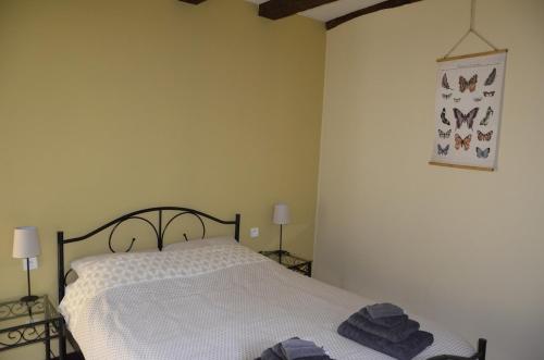 Renovated water mill next to the river Tardes in Saint-Sylvain-Bellegarde