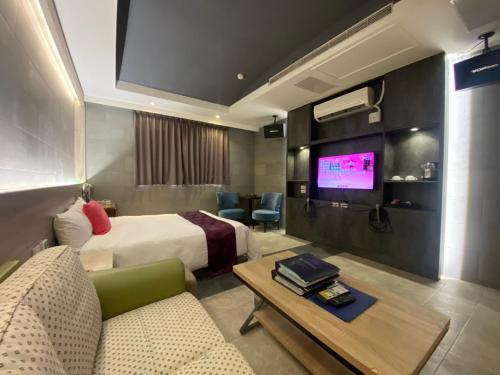 1 double bed