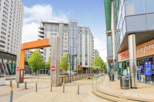 Central Leeds Dock Apt, Free Secure Parking! 2 bed, Leeds (Foto 3)