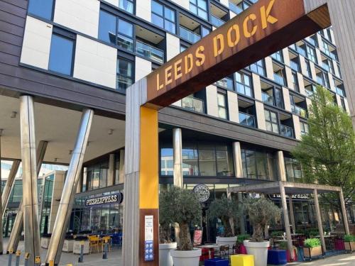Central Leeds Dock Apt, Free Secure Parking! 2 bed, Leeds (Foto 6)