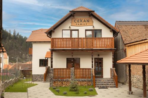 A szálláshely kívülről, Cekan Family Guest House in Gura Raului