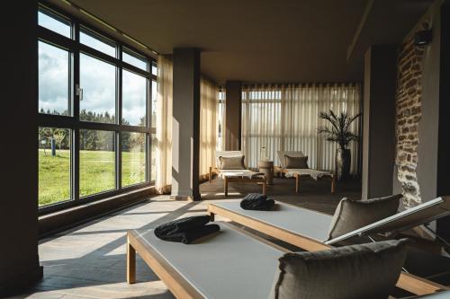 Spa, Naturhotel Sachsenbaude Oberwiesenthal - Indoor-Pool & Outdoor-Whirlpool in Oberwiesenthal
