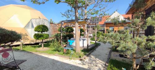 Kilátás, Glamping Dome-Tinyhouses am Neusiedlersee in Fertőrákos