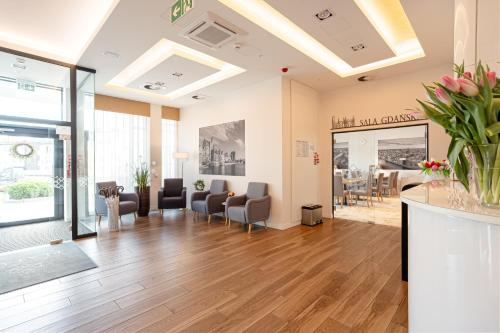 Lobby, Hotel Platan in Lostowice