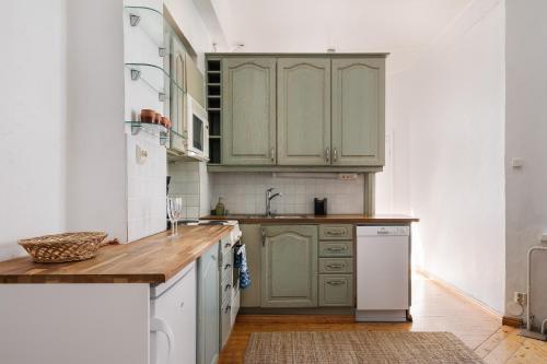 Kitchen, Vintage 1BR Apt in Kamppi with Perfect Location near Sibelius Park