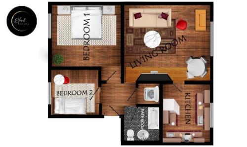 2BR Sleeps 5 | Workspace | Free Wifi & Parking - image 14