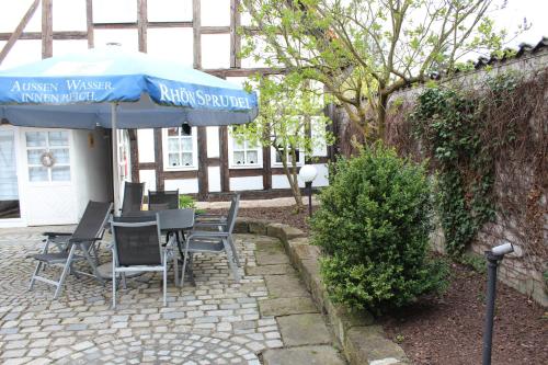 Erkély/terasz, Gastehaus Glaubenstein in Ebern