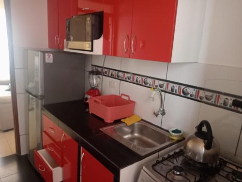 Apartamento full amoblado 7 personas transporte incuido