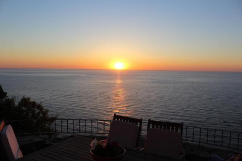 balkon/terras, Sa Cova Banyalbufar in Banyalbufar