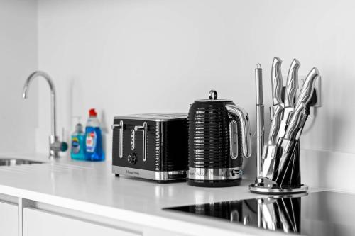 NEW BUILD - 2 Bed Apt Birmingham City Centre - Free Coffee Machine - Chinatown Area, located next to O2 Academy, Bullring & New Street Station - With Smart TV, FREE NETFLIX & WIFI, Birmingham (fotografie 6)