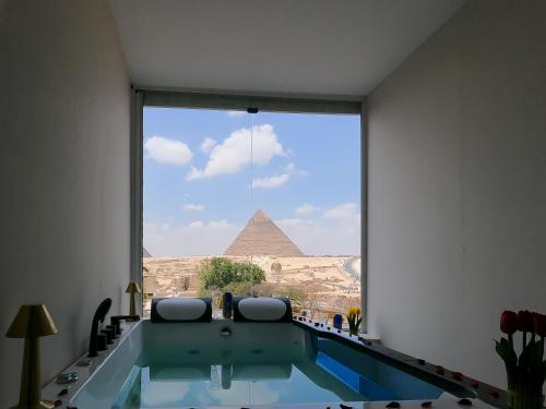 View, Giza Pyramids View Inn in Haram