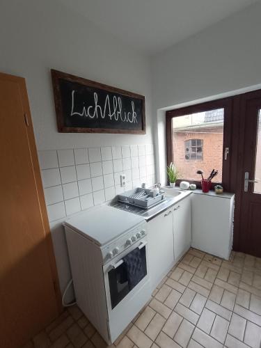 廚房, Meldorf Innenstadtwohnung für Monteure und Berufsreisende (Meldorf Innenstadtwohnung fur Monteure und Berufsreisende) in 梅爾多夫