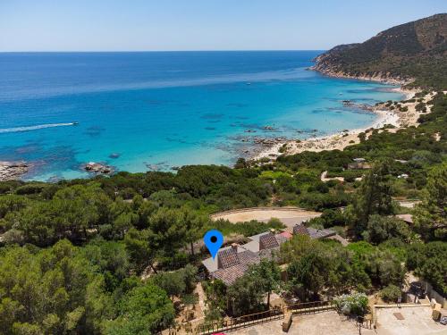 Villetta vista mare a 100 mt di distanza chambre d'hôte Portu sa Ruxi