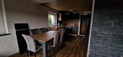 Konyha, Quiet place with sauna in Schwarzenbach am Wald
