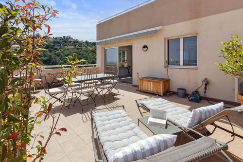 Le Plaza - Sea view - Swimming pool - Tennis court in Mandelieu-la-Napoule Center