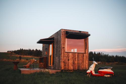 Balkons/terase, Glamping Na Malém Háji (Glamping Na Malem Haji) in Bolebor