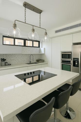 Kitchen, Espectacular apartamento en Playa El Angel ALAQUA 2000 in Margarita Island