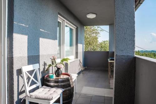 Balcony/terrace, Apartments with hot tub Sandrovac, Bjelovarska - 24354 in Leticani