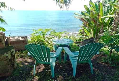 Utsikt, L'Auberge de jeunesse Tahiti Iti - Beach hostel in Mitirapa