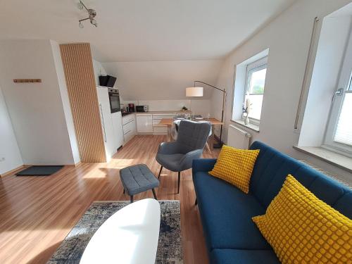 廚房, Ferienwohnung am Donauradweg in 巴特阿巴赫