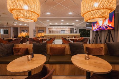 共用Lounge/電視區, 瑪蒂加古貝克酒店 (Hotel Matija Gubec) in 下斯圖比察