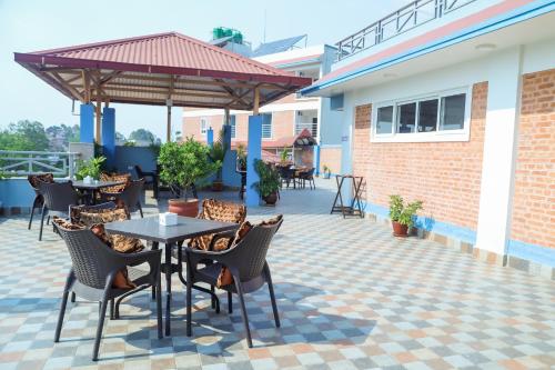 شرفة/ تراس, होटेल गोदावरी Lalitpur in جودواري