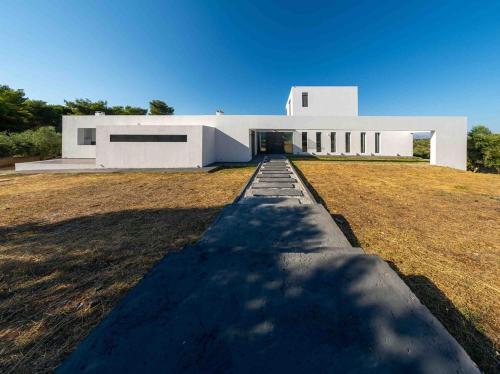 Exterior view, Villa Scorpios with private pool in Agii Apostoli