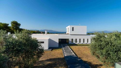 Exterior view, Villa Scorpios with private pool in Agii Apostoli