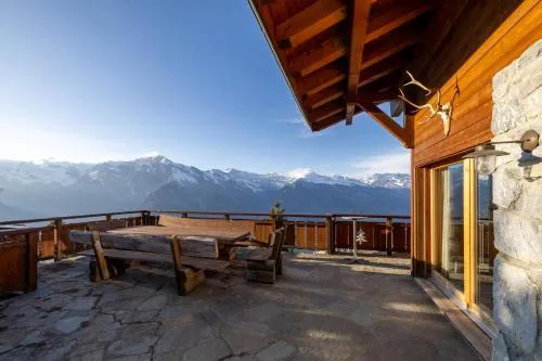 Chalet Chafrebelle - sauna & view in Nendaz, Schweiz