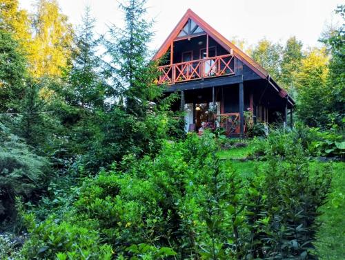 Garden House nad jeziorem Szelment