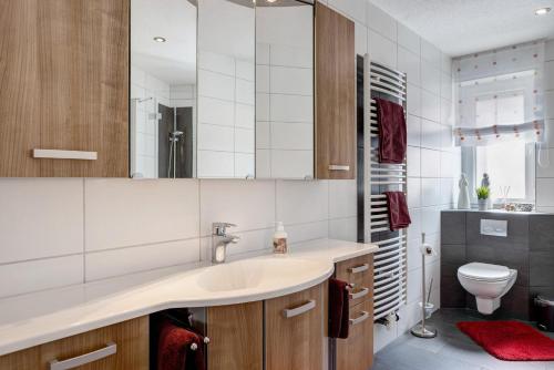 浴室, Mentel´s Ferienwohnung in 克奴瓦德