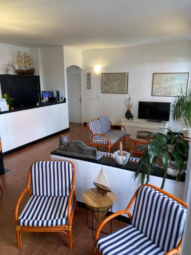 共用Lounge/電視區, 米利亞姆酒店 (Hotel Miriam) in 塞斯特里萊萬泰