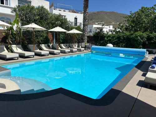 Swimming pool, Villa Katerina in Paros Island