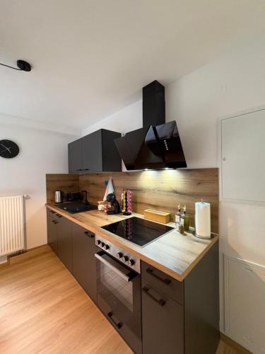 Konyha, Apartmenthaus Alte Scheune Gunzenhausen in Gunzenhausen