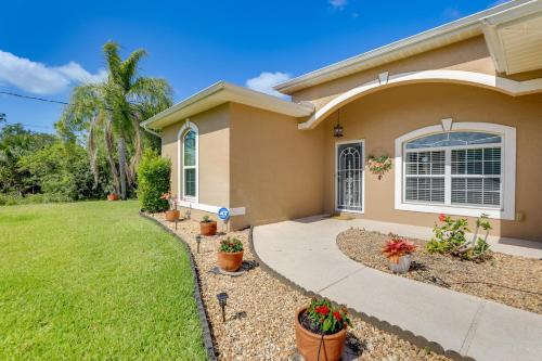 Screened Patio and Canal Views Home in North Port!