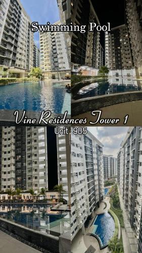 Vine Residences 2 BR, Prime Video,Free Parking, Near Mall, Nice pool, Unli WiFi 905, Manila (Foto 10)
