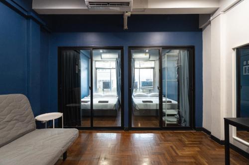 톤부리의 아파트먼트 (60m², 침실 2개, 프라이빗 욕실 1개)
