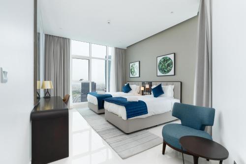 BellaViu Holiday Homes-From City Rush to Calm -2BR Retreat in DAMAC Prive, Dubaï (photo 9)