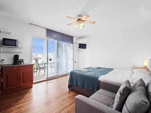 Estudio cerca del Mar con Balcon