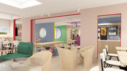 Bankett-terem, Unisotel in Bron